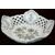 Dish pentagonal perforated 24 cm, Green Onion Pattern, Cesky porcelan a.s.