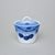 Cukřenka Tom 0,2 l, Thun 1794, karlovarský porcelán, BLUE CHERRY