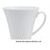 Cup coffee 0,21 l and saucer 18,5 cm, Top life White, Seltmann Porcelain