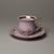 Cup 120 ml and saucer coffee 14 cm, Lenka 527, Rose China