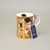 Hrnek 360 ml, G. Klimt, Polibek, kostní porcelán Carmani