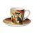 Cup 100 ml and saucer 11,5 cm, Gatti in autunno, fine bone china, Goebel