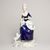 Lady with dog 15 x 10 x 23,5 cm, Isis, Porcelain Figures Duchcov