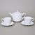 Tea / Coffee Set for 2 pers, Diamond Translucent, Goldfinger Porcelain