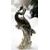 Heron bird with fish 14,5 x 10,5 x 28,5 cm, Porcelain Figures Duchcov