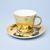 Cup 220 ml and saucer 160 mm, Thun 1794, karlovarský porcelán, TOM gold + black camels and palms