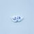 Leaf sugar bowl 10,8 cm, Original Blue Onion Pattern
