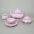 Tea set for 6 pers. Sonata, Leander decor 13, rose china