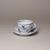 Cup and saucer A plus B 0,08 l / 11 cm for espresso, Eco blue, Cesky porcelan a.s.