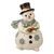 Snowman figurine Winter Dreams 16.5 / 16 / 26.5cm, stoneware, Goebel