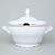 Soup tureen 2,5 l, Thun 1794 Carlsbad porcelain, BERNADOTTE gold line