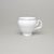 Coffee cup tall 150 ml, Thun 1794 Carlsbad porcelain, BERNADOTTE platinum