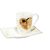 Cup and Saucer 0,35 l, porcelain, Heart Kiss, G. Klimt, Goebel
