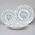 Plate set for 6 persons, Green Onion Pattern, Cesky porcelan a.s.