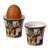 Egg Cups R. Wachtmeister - Una bellissima giornata, 6,5 / 6,5 / 6 cm, Porcelain, Cats Goebel