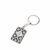 Keychain Diamonds 3 x 9,5 cm, metal, Château, Goebel Artis Orbis