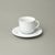 Cup coffee 175 m + saucer 14 cm, Thun 1794 Carlsbad porcelain, Catrin white