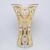 Cut Crystal Vase, 250 mm, Gold + Enamel, Jahami Bohemia