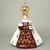 Prague Infant Jesus, mid size, 32,5 x 25 x 10,5 cm, decor Purpur, Porcelain Figures Duchcov