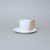 Espresso šálek a podšálek, ZOO chameleon, 80 ml, GOLD, porcelán Goldfinger