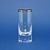 Glass for Juice or Water 240 ml, 14 cm, Platinum Stripe - etching 9 mm, Milan Mottl