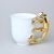 Mug ZOO Chameleon 400 ml, GOLD, 12 cm, Goldfinger porcelain