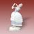 Lady Rococo 12 x 11 x 21,5 cm, luxor, Porcelain Figures Duchcov