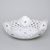 Bowl pentagonal perforated 28 cm, Hazenka, Cesky porcelan a.s.