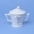 Sauce boat with lid 0,35 l, white, Český porcelán a.s.