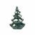 Zimní les: Malý vánoční strom 12 cm, kamenina, Goebel