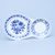 Breakfast platter 29,8 x 16,7 cm, Original Blue Onion pattern (Q2)