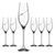Siluette Celebration - Set of 6 Champagne Glasses 210 ml, Swarovski Crystals