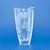 Crystal Hand Cut Vase SMILE - Thistle decor, 275 mm, Crystalite BOHEMIA