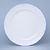 Plate dining 26 cm, White with blue line, Cesky porcelan a.s.