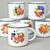 Mug Tina big 380 ml, 6 pcs. fruits decor set., Český porcelán a.s.