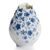 Váza 21.6 x 22.5 x 28.9 cm, Modrý buket, Porcelán FRANZ
