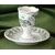 Egg cup with stand 7,5 cm, Green Onion Pattern, Cesky porcelan a.s.