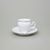 Cup + saucer espresso 75 ml / 12 cm, Thun 1794, karlovarský porcelán, BERNADOTTE frost