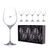 Silhouette Celebration - Set of 6 Red Wine Glasses 470 ml, Swarovski Crystals