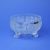 Bowl 3-footed 18 cm, 500 pk cut, Bohemia Crystal