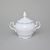 Sugar bowl 300 ml, Thun 1794 Carlsbad porcelain, BERNADOTTE frost