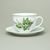 Cup Olga breakfast 400 ml + saucer 19 cm, Lily of the valley, Český porcelán a.s.