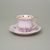Cup 120 ml and saucer 14 cm coffee, Lenka 247p, Rose China Chodov