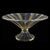 Astra Gold: Bowl 34 cm on stand, crystal, Antique Golden Black decor