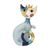 Cat Max il re 9 / 7.5 / 13cm, biscuit china, Cats Goebel R. Wachtmeister