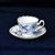 Cup 110 ml plus saucer 140 mm, Blue Onion, Meissen porcelain