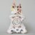 Clock Romance 20 x 9,5 x 29 cm, Saxe, Porcelain Clocks Royal Dux Bohemia