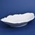 Bread basket 34 cm, Thun 1794 Carlsbad porcelain, BERNADOTTE white