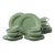 Beat grey-green: Tea set 18 pcs., Seltmann porcelain