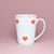 Mug Erin 12 cm 420 ml, hearts, Cesky porcelan a.s.